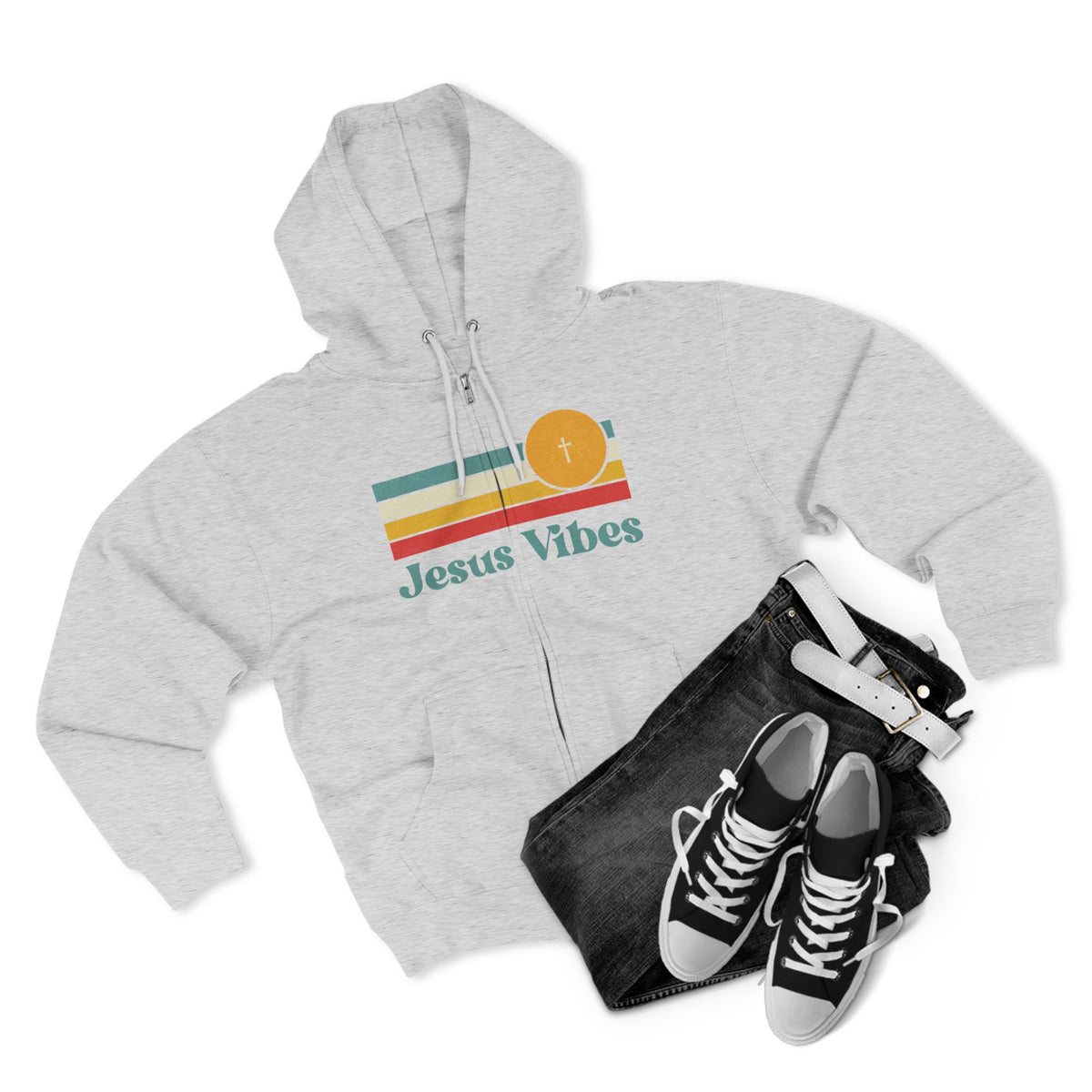 Jesus Vibes -  Zip Hoodie