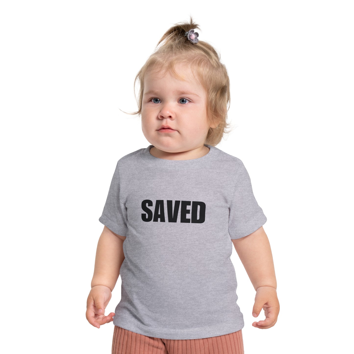 SAVED, Baby Tee, Cute Christian Baby Shirt, Infant Clothing, Gift for New Parents, Easter Outfit, Baby Shower Gift