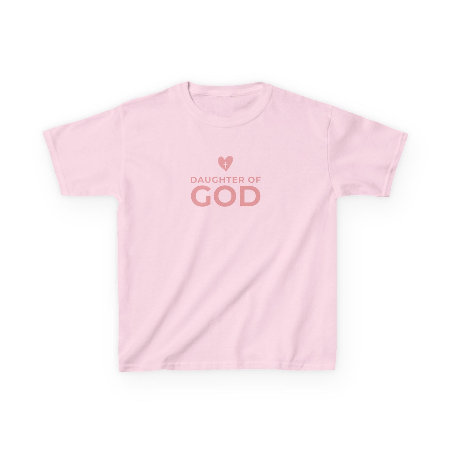 Daughter of God Kids Tee, Faith Shirt for Girls, Christian Gift, Youth Clothing, Bible Verse Top, Summer Casual Wear