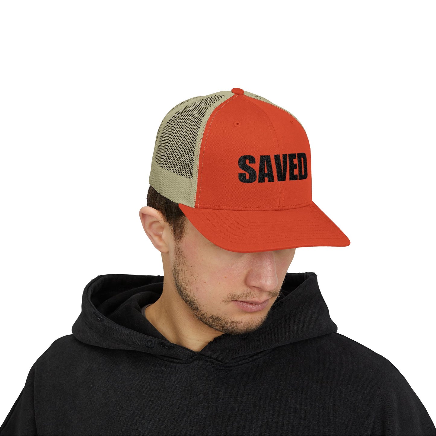 SAVED | Embroidered Inspirational Snapback Trucker Cap