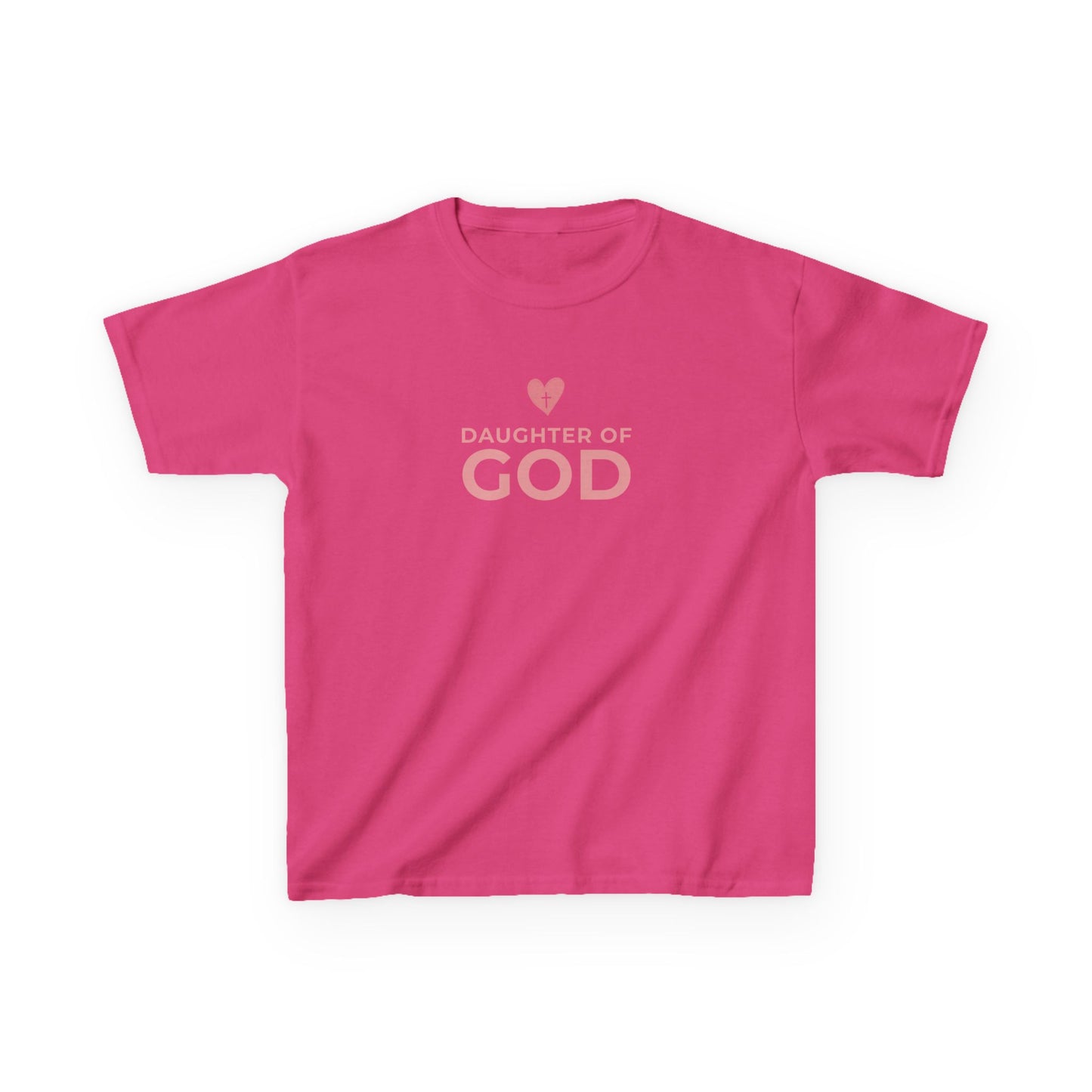 Daughter of God Kids Tee, Faith Shirt for Girls, Christian Gift, Youth Clothing, Bible Verse Top, Summer Casual Wear
