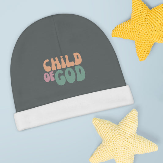 Child of God Baby Beanie - Cute Infants Hat, Gender Neutral Birthday Shower Gift
