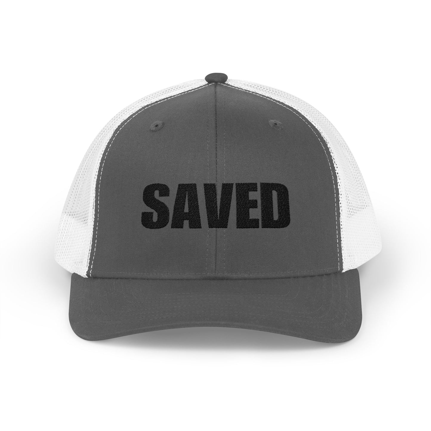 SAVED | Embroidered Inspirational Snapback Trucker Cap