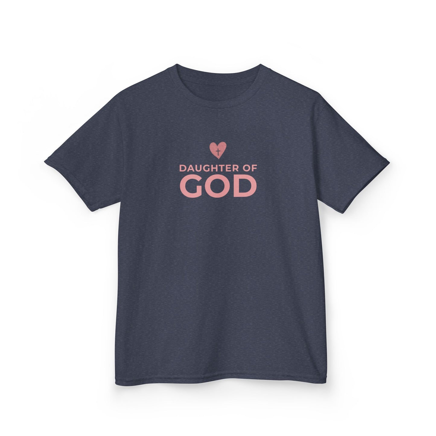 Daughter of God Kids Tee, Faith Shirt for Girls, Christian Gift, Youth Clothing, Bible Verse Top, Summer Casual Wear