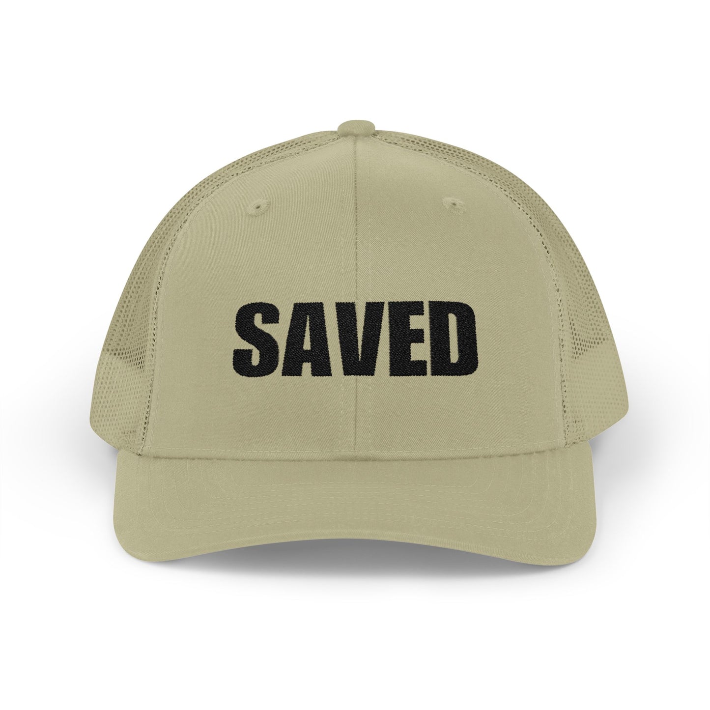 SAVED | Embroidered Inspirational Snapback Trucker Cap