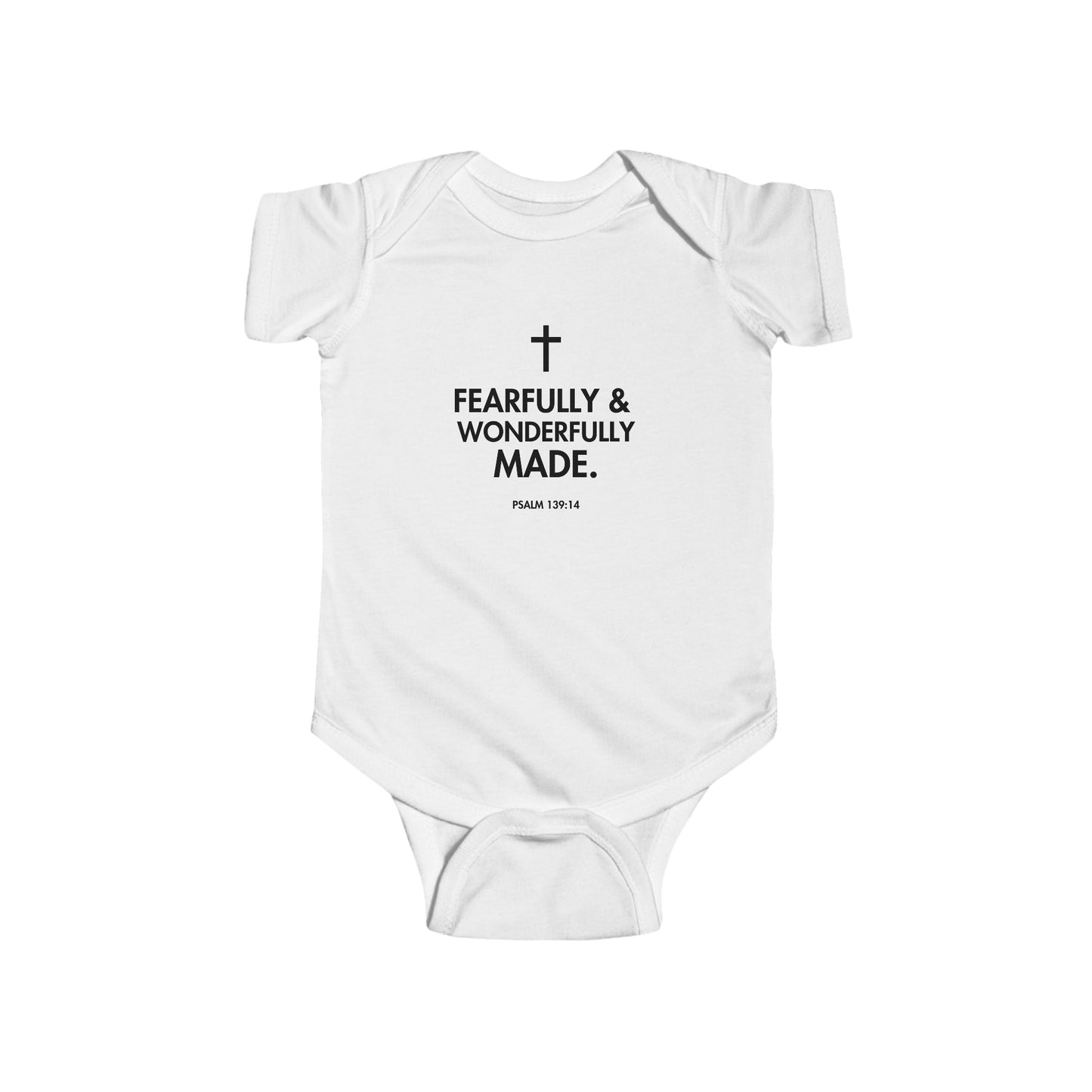 Fearfully & Wonderfully Made, Baby Shower Gift, Christian Baby Outfit, Newborn Clothes