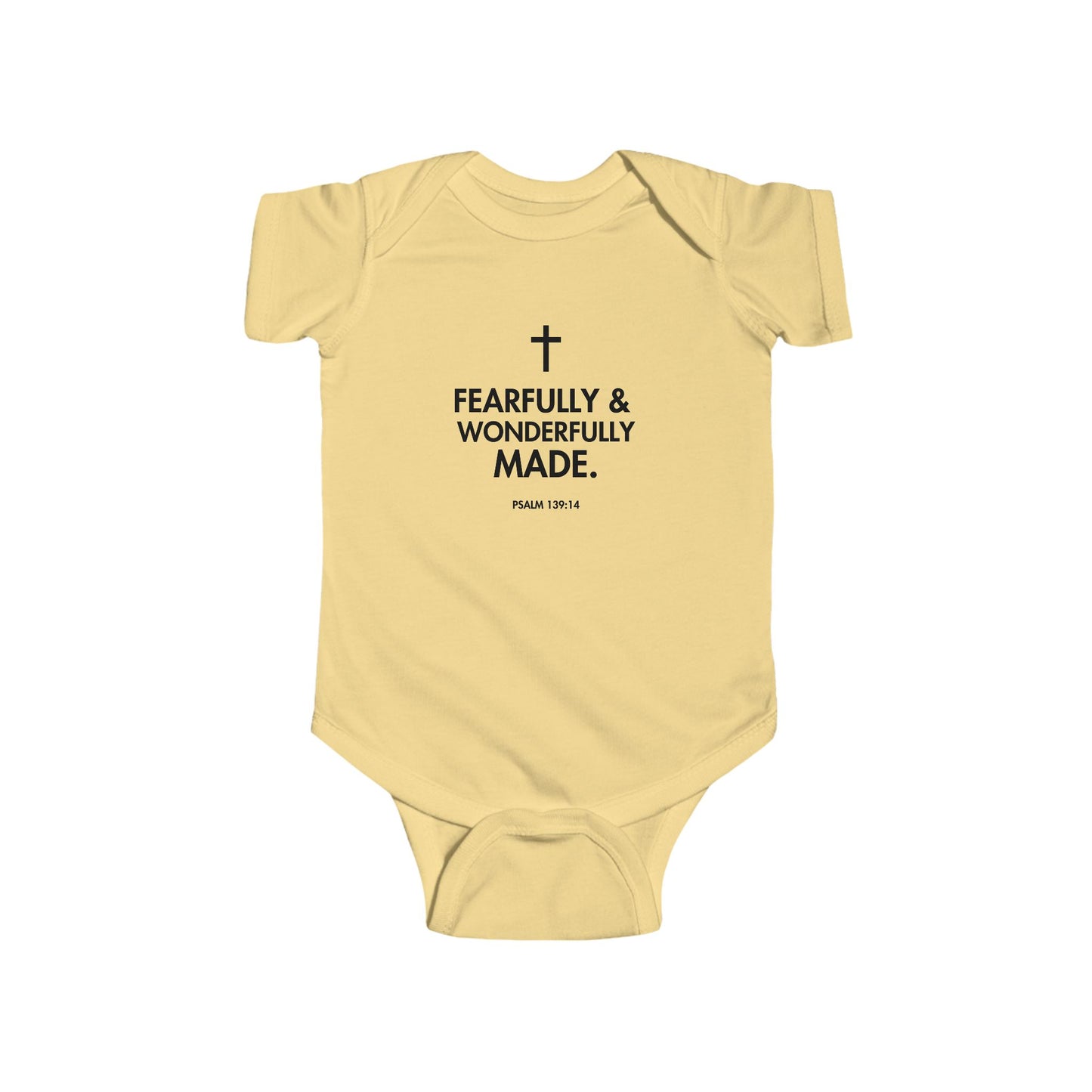 Fearfully & Wonderfully Made, Baby Shower Gift, Christian Baby Outfit, Newborn Clothes