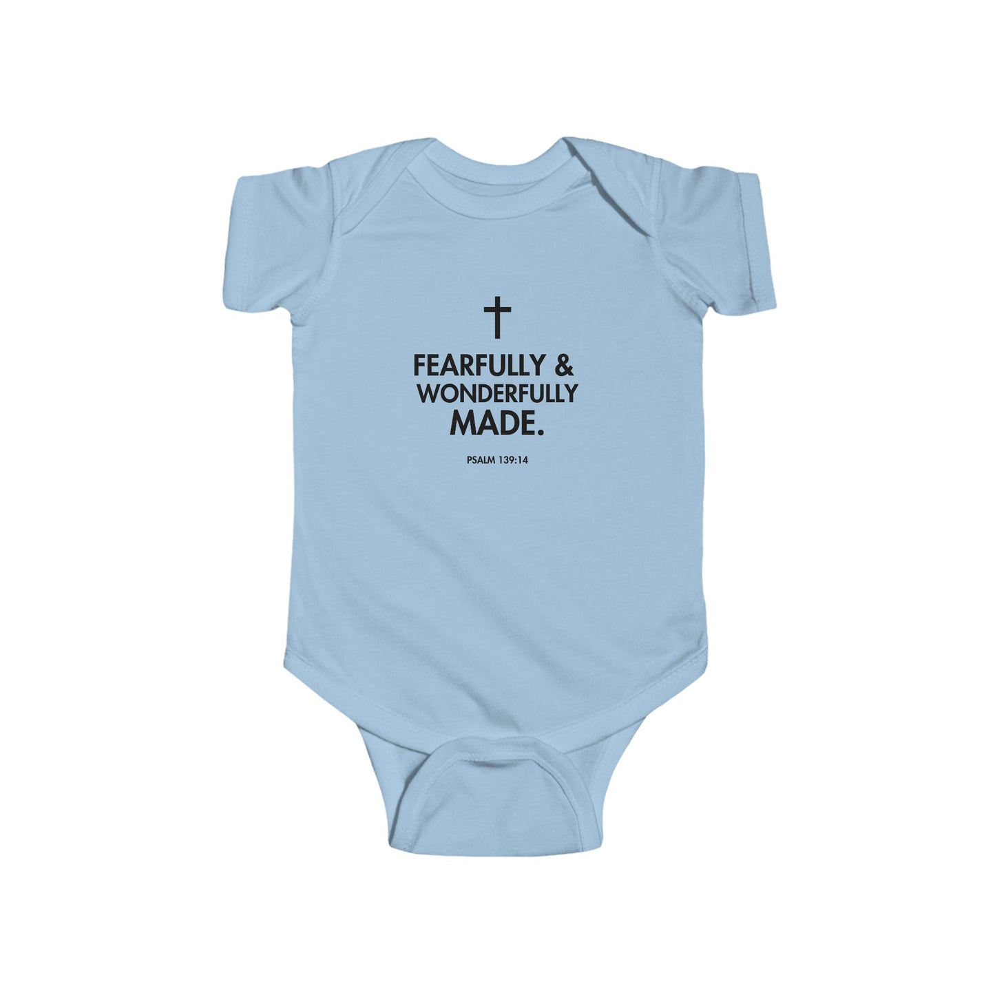 Fearfully & Wonderfully Made, Baby Shower Gift, Christian Baby Outfit, Newborn Clothes