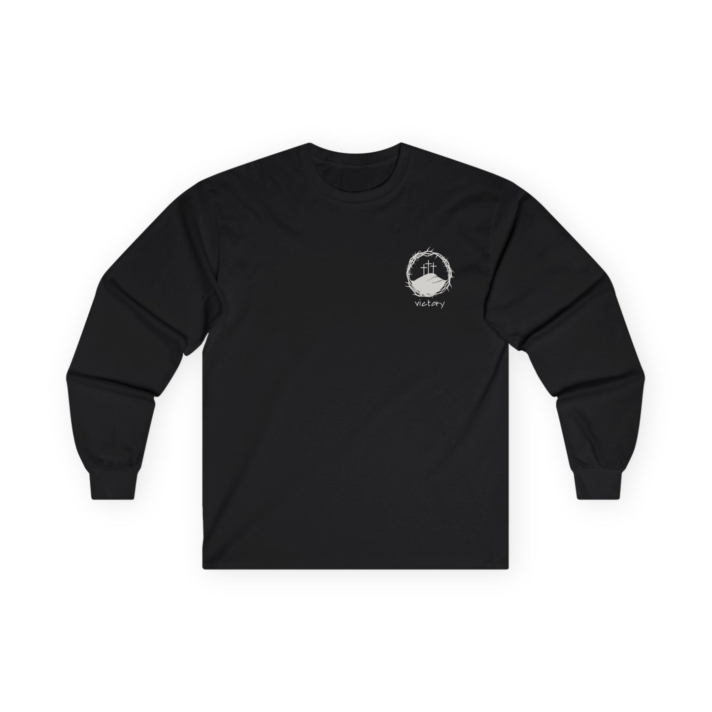 Victory, Unisex Long Sleeve Tee - Comfortable Casualwear for Everyday Wear, Perfect for Relaxation, Layering, Gift for Friends