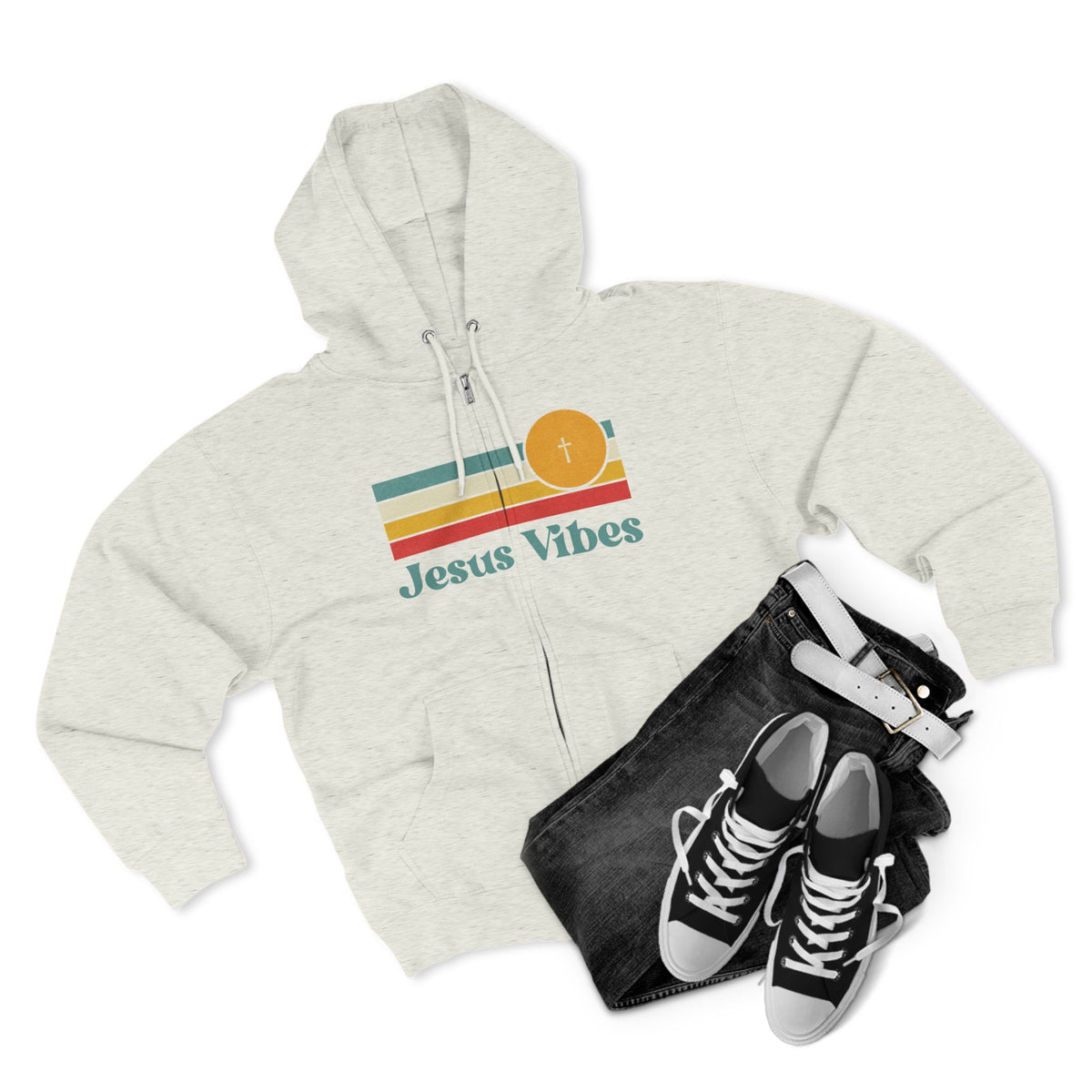 Jesus Vibes -  Zip Hoodie