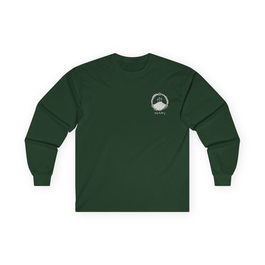 Victory, Unisex Long Sleeve Tee - Comfortable Casualwear for Everyday Wear, Perfect for Relaxation, Layering, Gift for Friends